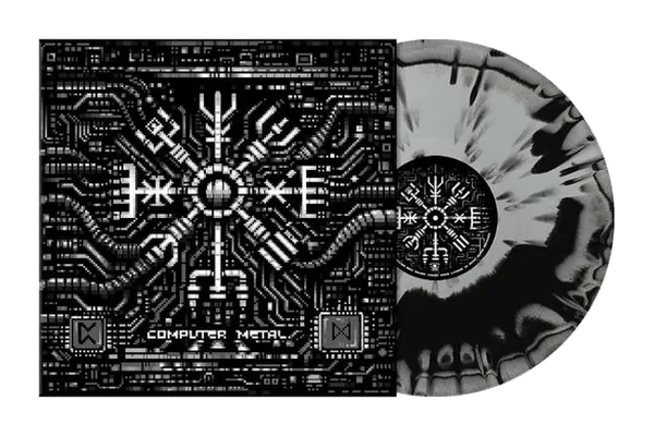 COMPUTER METAL - GREY/BLACK VINYL